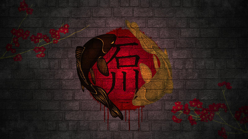 Ishikawa wallpaper Fond d'écran pour ordinateur, inspiré du Japon et des yakuzas.
